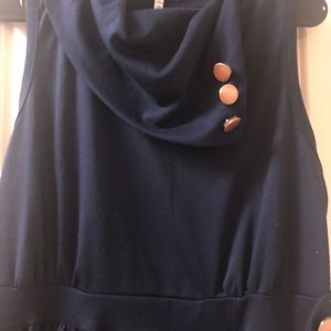 Navy ModCloth Coach Tour Dress